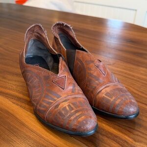 Everybody by BZ. Moda Women’s Brown Patterned Leather Shoes